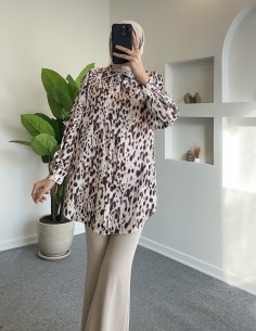 5073 leopar desen kemerli... 2