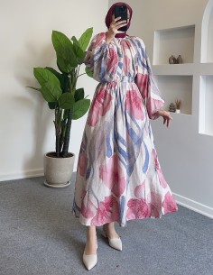 52015 desenli crop etek...