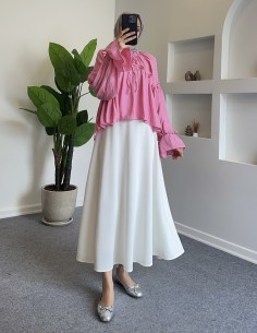 1000 fırfırlı salaş bluz -...