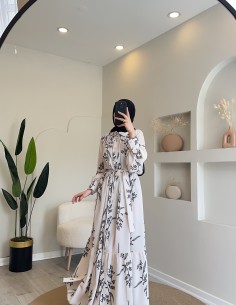 8021 lina elbise siyah