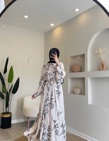 8021 lina elbise siyah