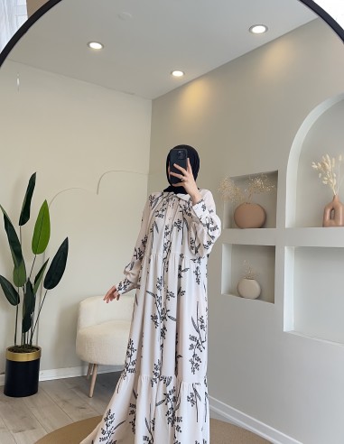 8021 lina elbise siyah