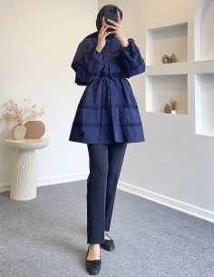 2630 brode  şeritli tunik -... 2