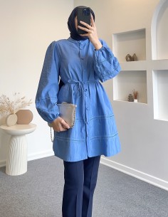 2630 brode  şeritli tunik -... 2