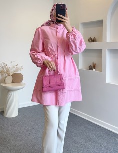 2630 brode şeritli tunik -...