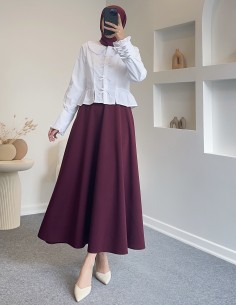 1616 Kloş etek - Bordo 2