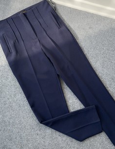4001 zara pantolon - lacivert 2