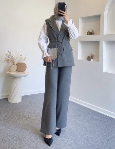 2471 kemer detay yelekli...