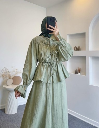 6585 brendon etekli takım - yeşil