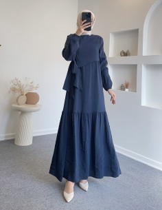 5200 kuş gözlü elbise -...