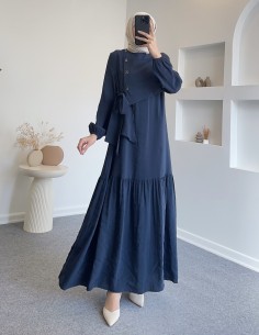 5200 kuş gözlü elbise -... 2