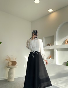 1616 Kloş etek -  Siyah