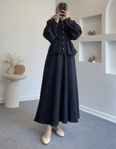 6554 büzgülü etek takım -... 2