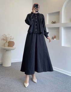 6554 büzgülü etek takım -...