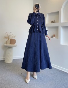 6554 büzgülü etek takım-...