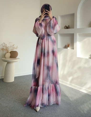 31039 rüya elbise - pembe