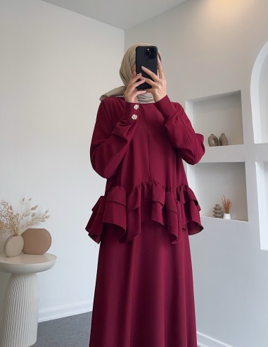 1107 fırfırlı volan detay etek takım-...