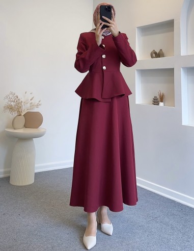 2989 mia etekli takım - bordo