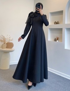 5722 omuz fiyonklu elbise -... 2