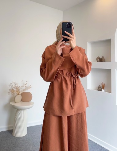 Hy25011 lüks asimetrik parçalı takım...