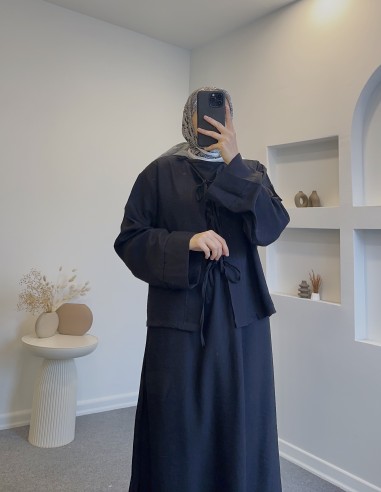 7332 bağlamalı ikili takım- siyah