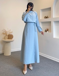 8363 Coll Etekli Takım - mavi