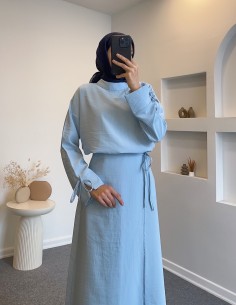 8363 Coll Etekli Takım - mavi 2