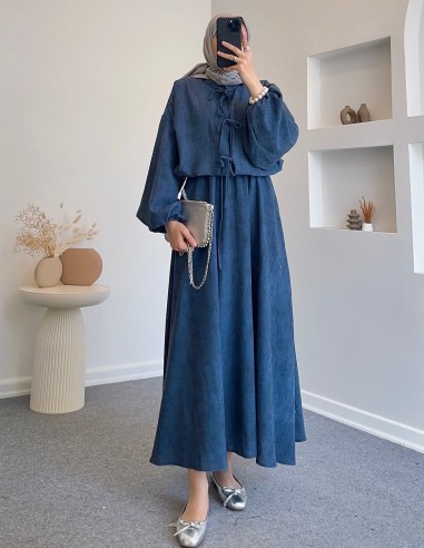 51008 bel büzgülü bağlamalı etek...