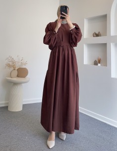 8356 kemerli elbise -... 2