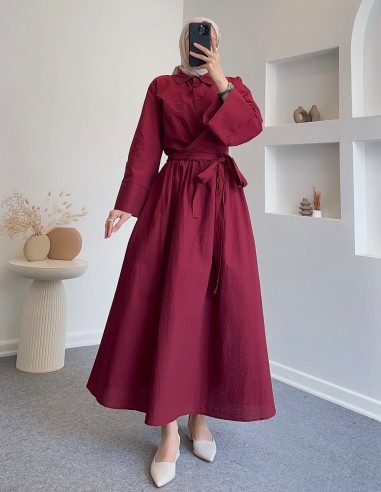 8341 bağlamalı ikili takım - bordo