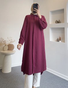 7774 çizgili kuşaklı tunik... 2