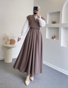 6086 kemerli jile - kahverengi 2
