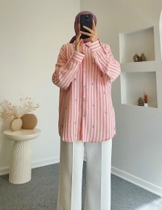 5183 taş detaylı tunik - 2