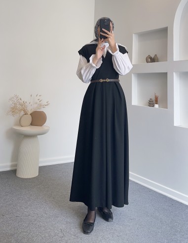 6086 kemerli jile -Siyah