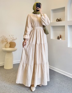 10185 lady elbise -Taş