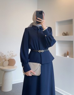 2986 gold düğmeli takım -... 2