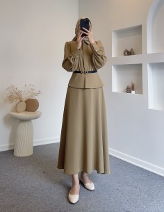 2986 gold düğmeli takım -...