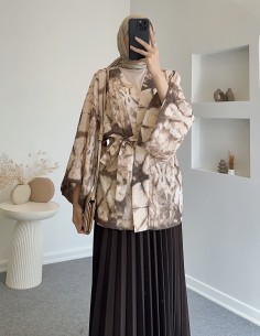 D29189 pamuklu kimono -...