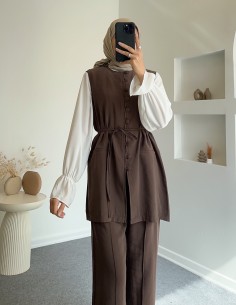 2599 ikili takım - Kahverengi 2