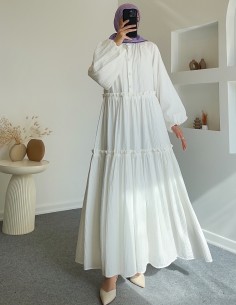 4176 vual pamuklu elbise-...