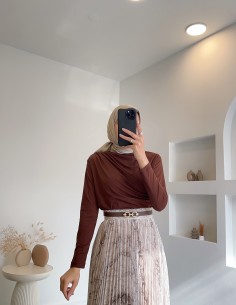 Zara candy bluz - Kahverengi