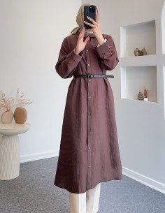 7778 kemerli tunik -...