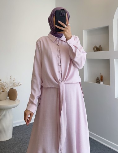 738 alin pamuk takım - pembe