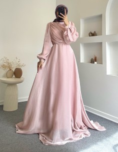 3023 rüya drapeli elbise -... 2
