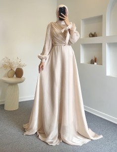 3023 rüya drapeli elbise -... 2