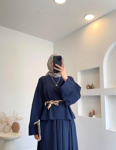 6597 keten takım - lacivert