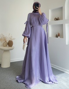 25Y-3068 zen elbise - lila