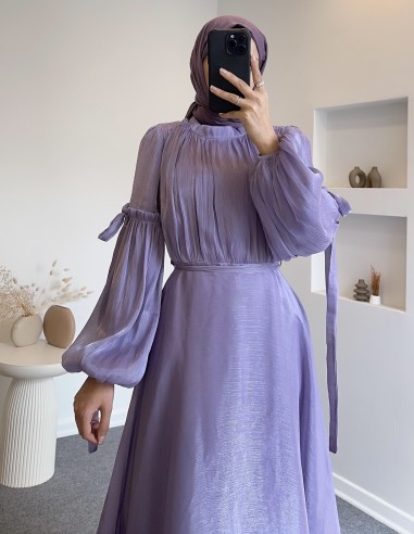 25Y-3068 zen elbise - lila