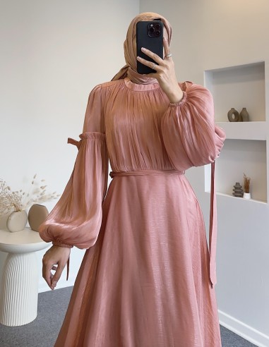 25Y-3068 zen elbise - bakır