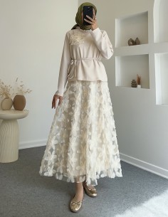 7244 papatya etek takım - Taş 2